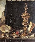 Pieter Claesz Great Golden Goblet Spain oil painting artist